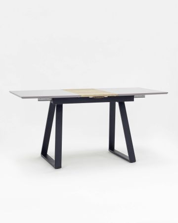 Стол обеденный Детройт раскладной 120-160*80 серый