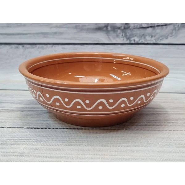 Салатник 620 мл d 16,5 см h5,8 см "Псковский" керамика ПГ [6]