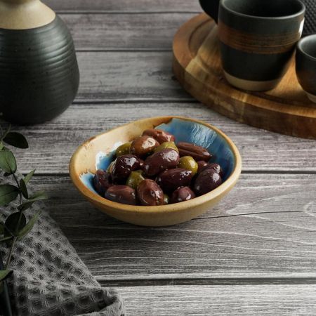 Соусник 130 мл 11,5*11,1 см h3,7 см овальный фарфор Blue Panasia P.L. Proff Cuisine [1]