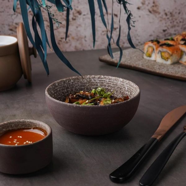 Салатник 350 мл d 12 см h5,1 см Brown Untouched Taiga P.L. Proff Cuisine [1]