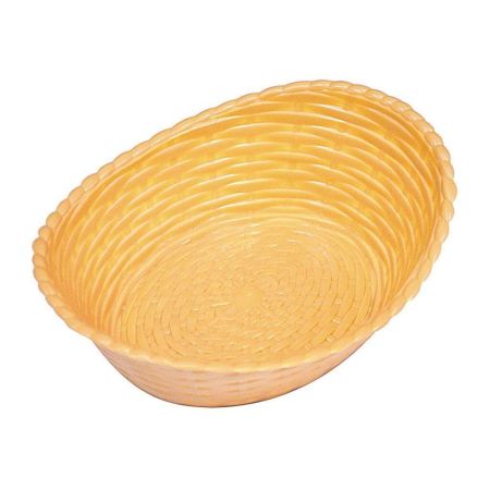 Корзина для хлеба 21*16,5 см h6,8 см плетеная ротанг бежевая P.L. Proff Cuisine