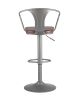Стул барный TOLIX ARMS SOFT серебристый