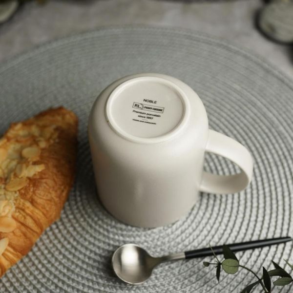 Кружка 350 мл d 8 см h9 см Light Grey Noble [6]