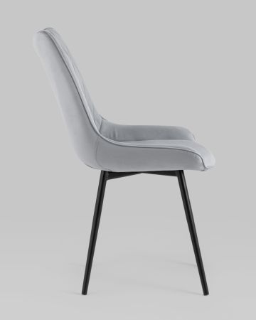 Стул Дарвин велюр серый