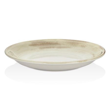 Тарелка глубокая 500 мл d 21 см h2,7 см Falme Brown By Bone Innovation [6]