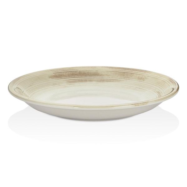 Тарелка глубокая 500 мл d 21 см h2,7 см Falme Brown By Bone Innovation [6]