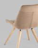 Стул Флекс на деревянных ножках велюр капучино