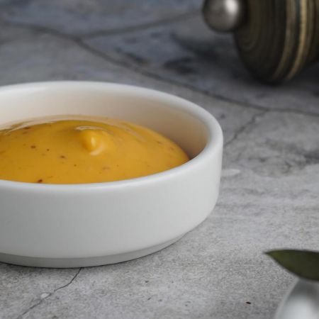 Соусник  40 мл d 7,1 см h2 см круглый белый фарфор P.L. Proff Cuisine [6]