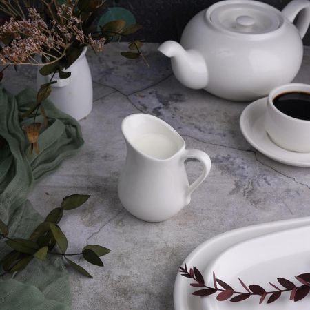 Молочник 120 мл белый фарфор P.L. Proff Cuisine [10]