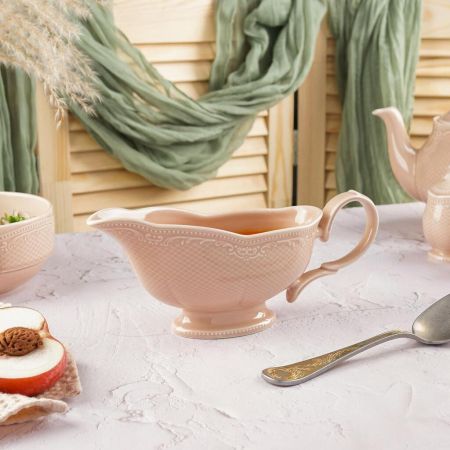 Соусник 390 мл 18,5*8,2 см h9,5 см Aristocrat Peach Tea Noble [1]