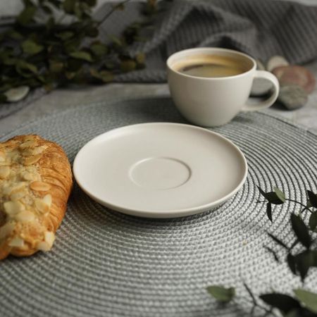 Чашка 200 мл чайная d 8,5 см h6 см Light Grey Noble [6]