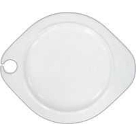 Тарелка 27,5*22,5 см овальная фуршетная с выемкой белая фарфор P.L. Proff Cuisine [6]