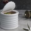 Соусник 225 мл d 80 см h6,5 см "Консервная банка" круглый белый фарфор P.L. Proff Cuisine [6]