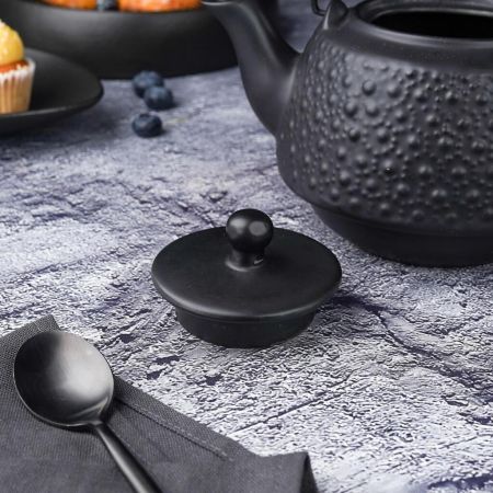 Чайник 750 мл d 13 см h10 см с ситом Black Raw Stellar P.L. Proff Cuisine [1]