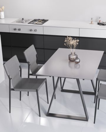 Стул обеденный West серый