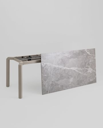 Стол обеденный Varden раскладной 160-220х90 см керамика серый