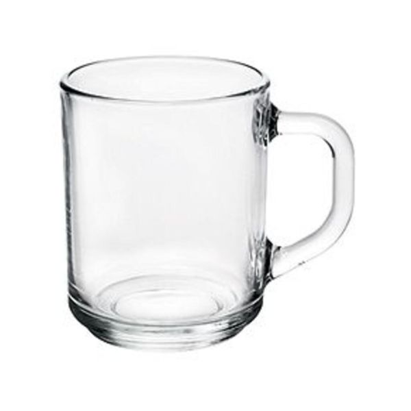 Кружка 250 мл прозрачная "Маг" стекло Tempered Glass d 7 см h9 см Arcoroc [12]