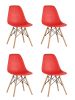 Стул Eames DSW красный x4