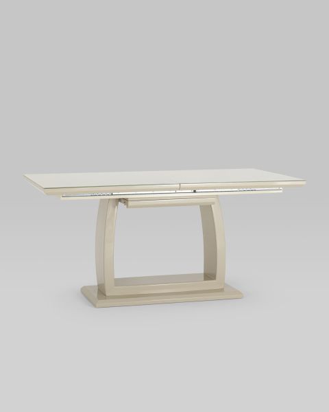 Стол обеденный Орлеан раскладной 160-215*90 бежевый