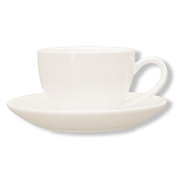 Чайная пара 200 мл белая фарфор P.L. Proff Cuisine [4]