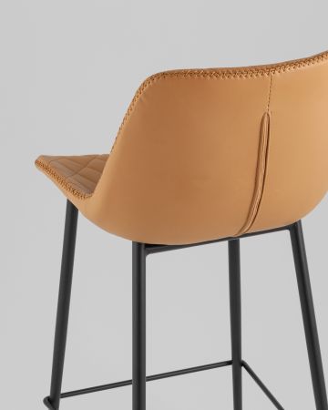 Стул барный Arch экокожа коричневый