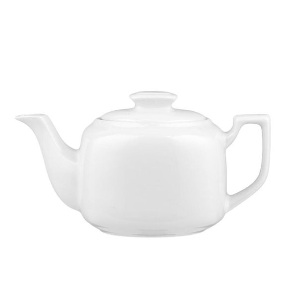 Чайник 500 мл d 11,8 см h11,4 см с фильтром белый фарфор P.L. Proff Cuisine [1]