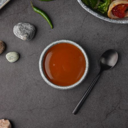 Соусник 70 мл d 9,2 см h2,5 см круглый Stone Untouched Taiga P.L. Proff Cuisine [1]