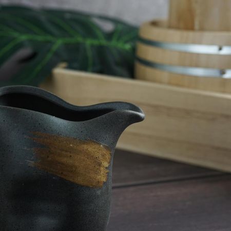 Соусник 100 мл 7,5*5 см h7,6 см фарфор Dark Matt Panasia P.L. Proff Cuisine [1]