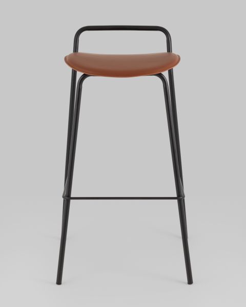 Стул барный Mantis экокожа коричневый