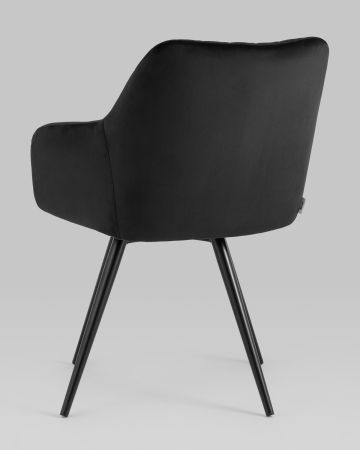 Стул вращающийся Дастин велюр черный