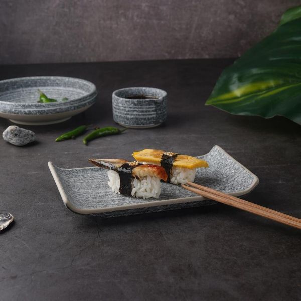 Блюдо прямоугольное 17,5*10*2,6 см Stone Untouched Taiga P.L. Proff Cuisine [1]