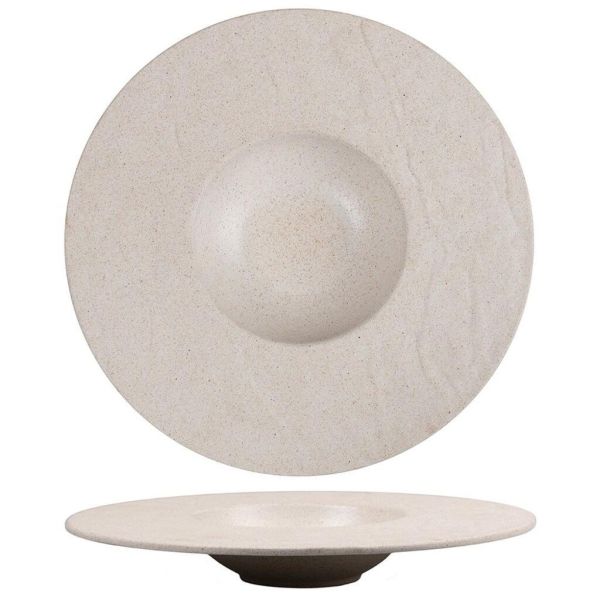 Тарелка глубокая 250 мл d 28 см для пасты, для супа Elephant Ivory P.L. Proff Cuisine [3]