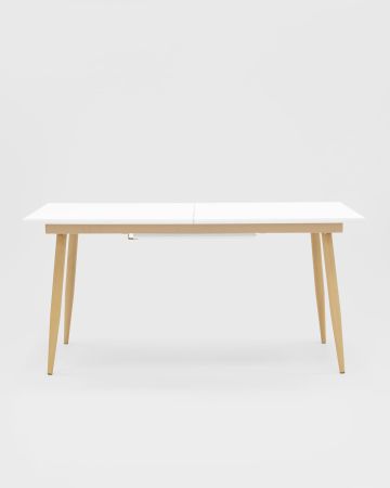 Стол обеденный Стокгольм раскладной 160-220*90 белый