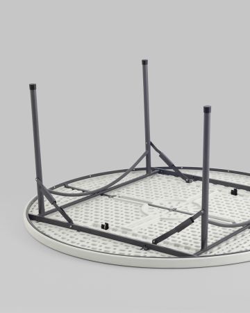 Стол круглый складной пластиковый Кейт 160