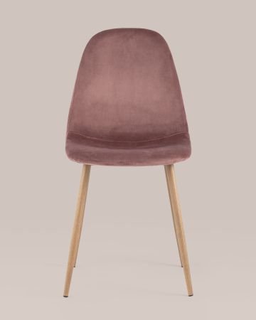 Стул Валенсия велюр пыльно-розовый