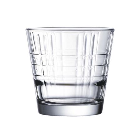 Стакан Олд Фэшн 210 мл "Стэк ап кросс Optical" Tempered Glass d 8 см h7,5 см Arcoroc [6]