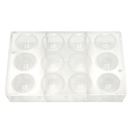 Форма для шоколада "Полусфера", 12 ячеек 50*25 мм, поликарбонат, P.L. Proff Cuisine