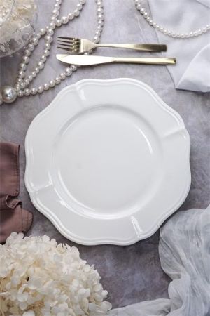 Тарелка мелкая d 28,5 см h 2,7 см, фарфор, Grazia