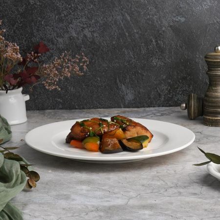 Тарелка d 25,5 см белая фарфор Classic P.L. Proff Cuisine [4]