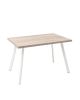 Стол Plain 116-158*74 дуб Ан/белый