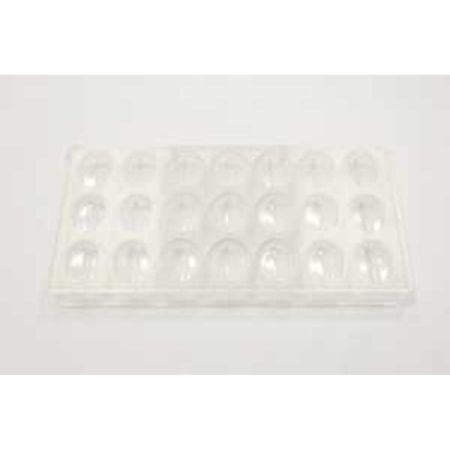 Форма для шоколада "Овал" 21 ячейка 35*27*12 мм, поликарбонат, P.L. Proff Cuisine