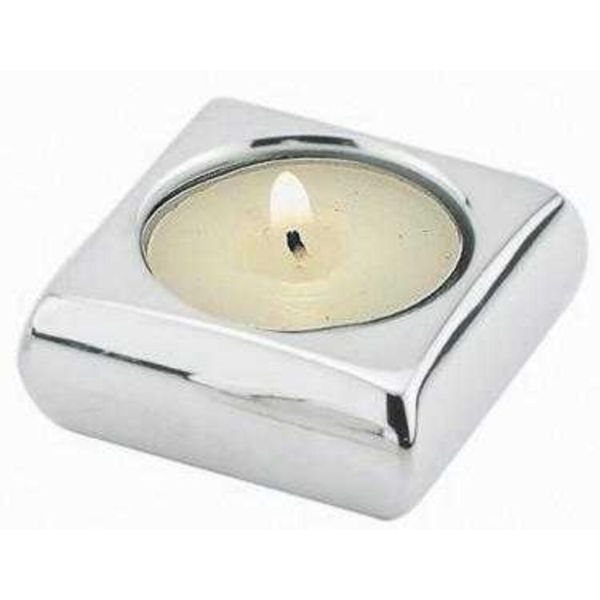 Подсвечник для чайной свечи 5,5*5,5 см h2 см квадратный P.L. - REG