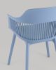 Стул Crocus с подушкой велюр голубой