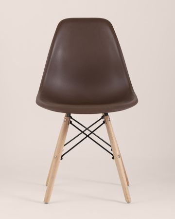 Стул Eames Style DSW коричневый