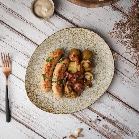 Тарелка d 28,5 см Brown Spider Silk P.L. Proff Cuisine [6]