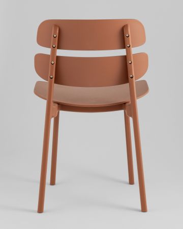 Стул обеденный Tony пластик коричневый