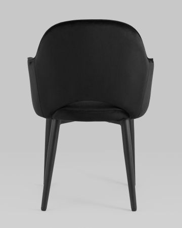 Стул Венера диамант велюр черный