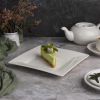 Тарелка 21,5*21,5 см h2,2 см квадратная белая фарфор P.L. Proff Cuisine [4]