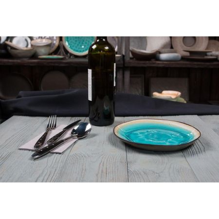 Тарелка d 20 см Blue Light Spider Silk Stockholm P.L. [6]