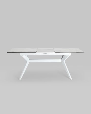 Стол обеденный Аркада раскладной 160-210*90 керамика светлая